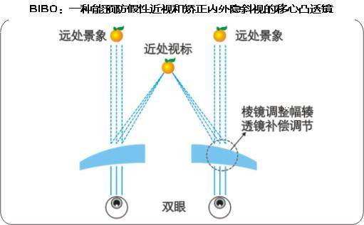 BIBO：一种能预防假性近视和矫正内外隐斜视的移心凸透镜原理与万新CME减负镜相同！ - BIBO - 碧波眼镜工作室